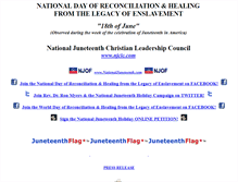 Tablet Screenshot of nationaldayofreconciliation.com